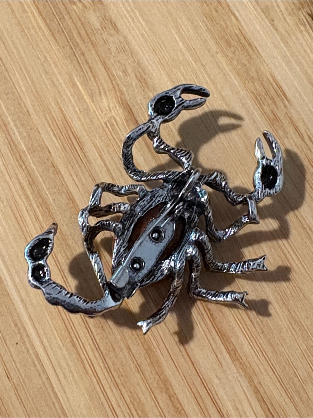 Scorpion Brooch Goldstone Glitter New Jewelry Accessory - Picture 2 of 5
